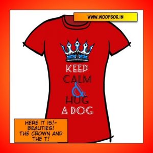 Keep Calm and Hug a Dog (Red)