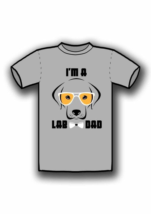 I'm a Lab Dog (Grey)