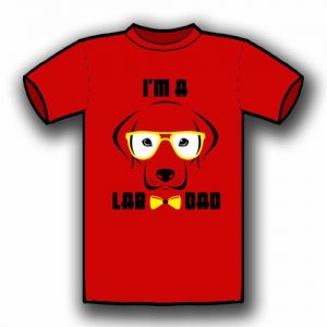 I'm a Lab Dog (Red)