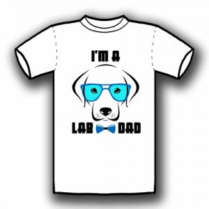 I'm a Lab Dog (White)