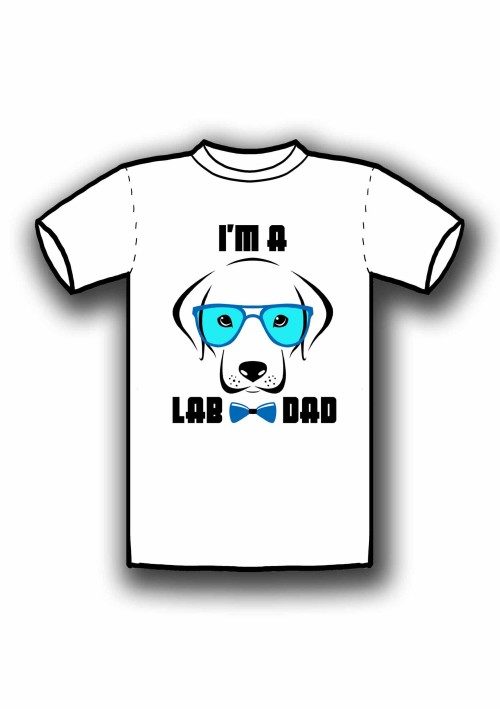 I'm a Lab Dog (White)