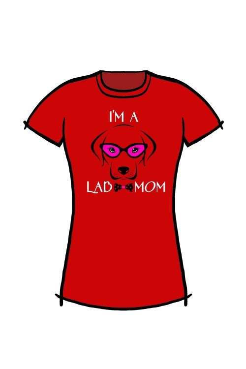 I'm a Lab Mom (Red)