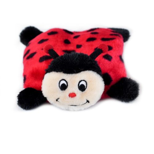 Squeakie Pad - Ladybug Plush Dog Toy A WoofBox Exclusive Front
