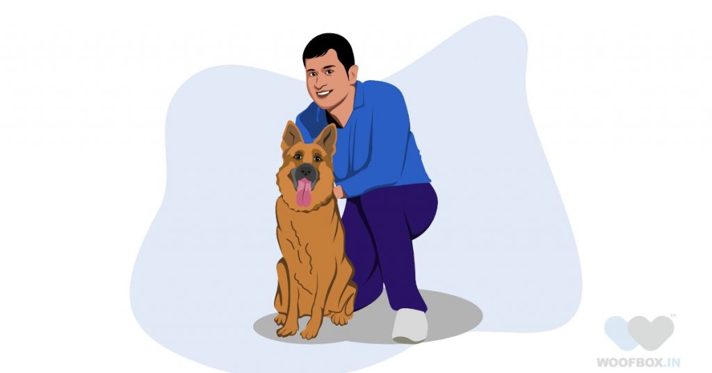 Dhoni Dog -Dhoni Playing with Dog
