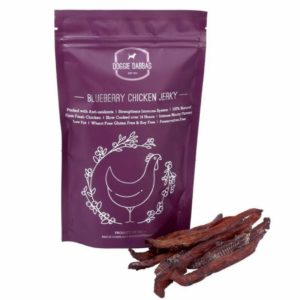 Blueberry Chicken Jerky by WoofBox