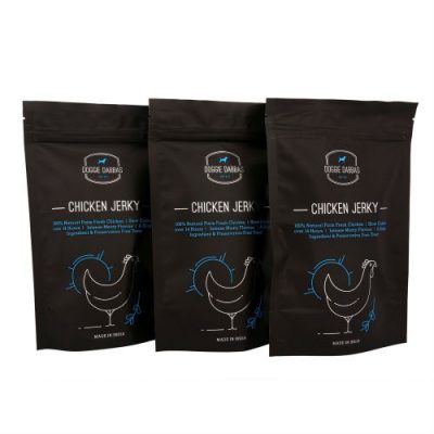WoofBox Doggie Dabbas Chicken Jerky Subscription (Plain)