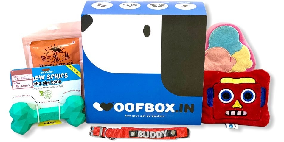 WoofBox - Best Dog Subscription Box - Each WoofBox is loaded with four or more goodies for your little one from great Toys, Treats, Gorgeous Bandanas and more that will make your pet go Bonkers! Subscribe to our longer subscription and save!
