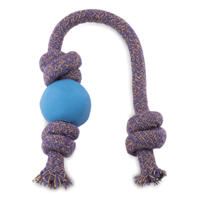 Beco Rope Jungle Ring Toy for Dogs Blue | WoofBox