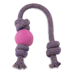 Beco Rope Jungle Ring Toy for Dogs Pink | WoofBox