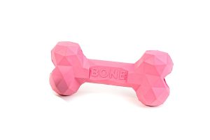Chu the Bone pink Dog Chew Toy | WoofBox