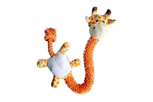 Giraffe Plush & Tug DogToy | WoofBox