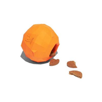 Super Orange Ultra Tough Dog Toy in Action _ Tough Dog Toy WoofBox