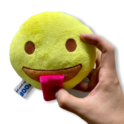 Tongue 👅 Out Emoji Squeak Dog Toy